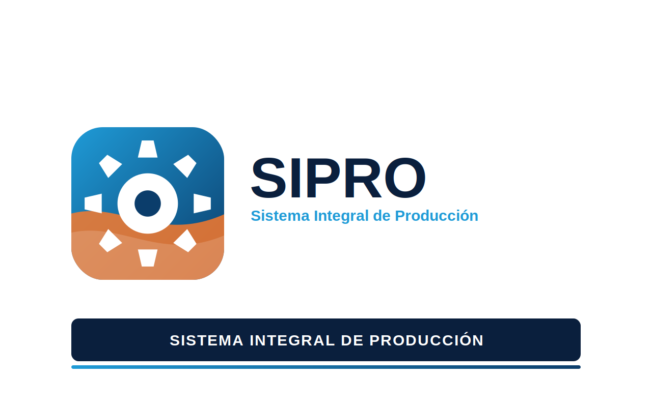 Pantalla de SIPRO